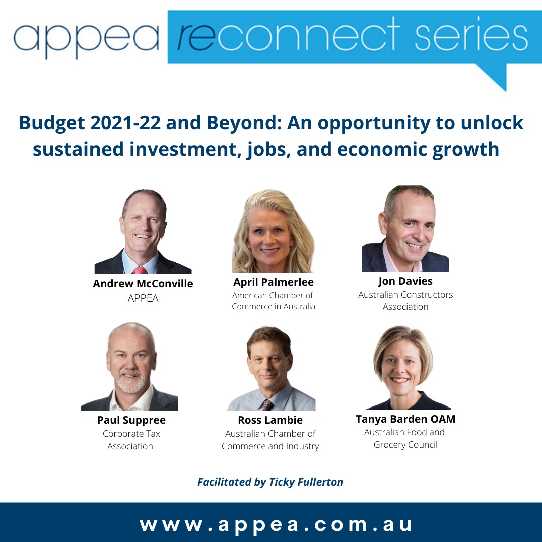 Re-Connect Webinar:  Budget 2021-22 and Beyond